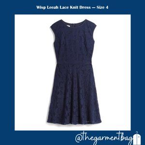 wisp Leeah Lace Knit Dress - NWT